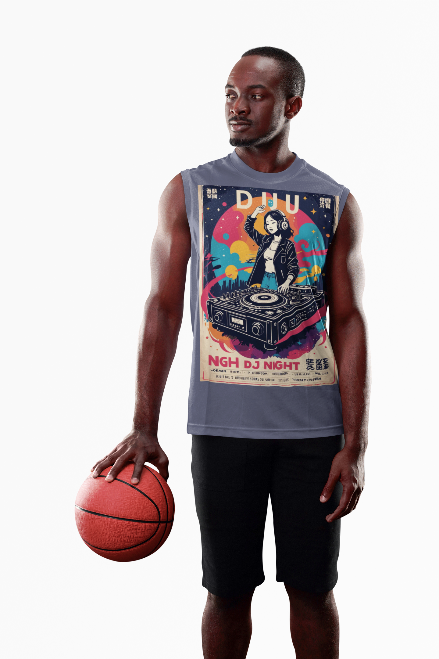 🎧 Retro DJ Night Tank Top | Artists’ Armory