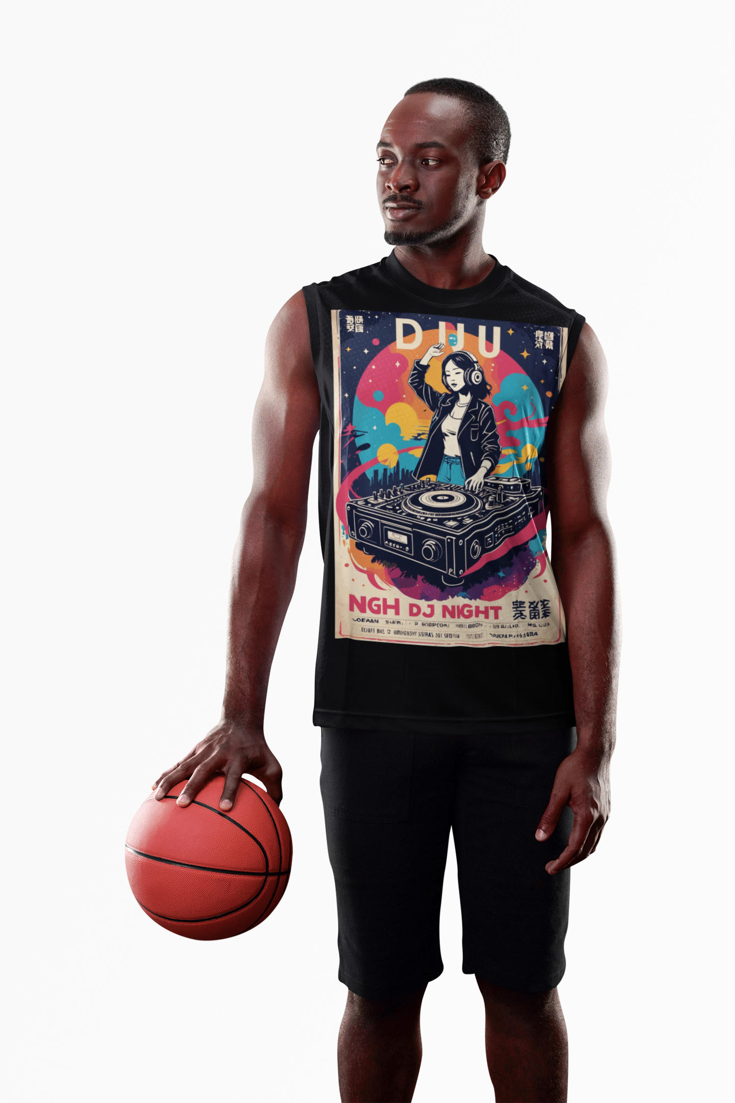 🎧 Retro DJ Night Tank Top | Artists’ Armory