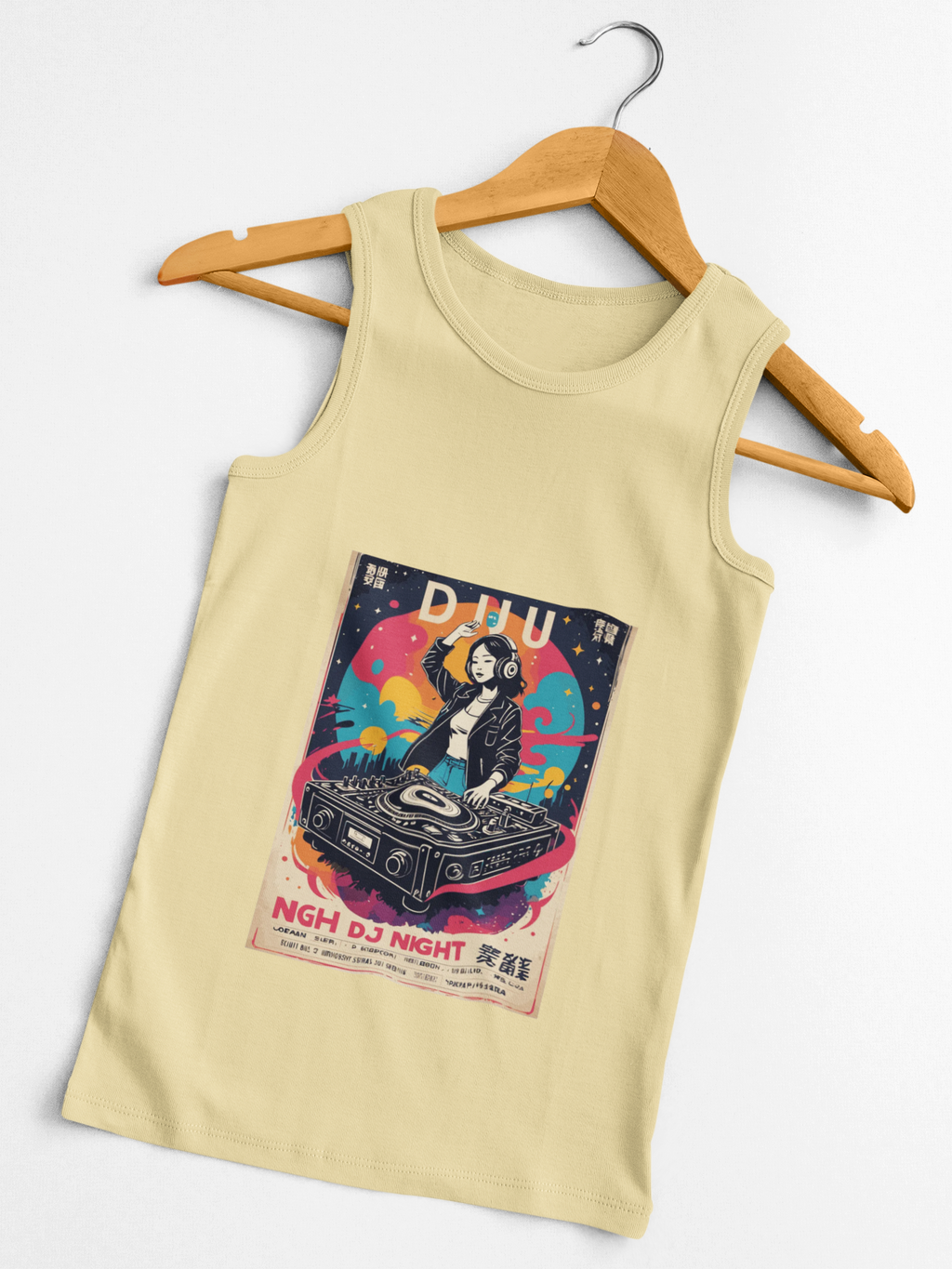 🎧 Retro DJ Night Tank Top | Artists’ Armory