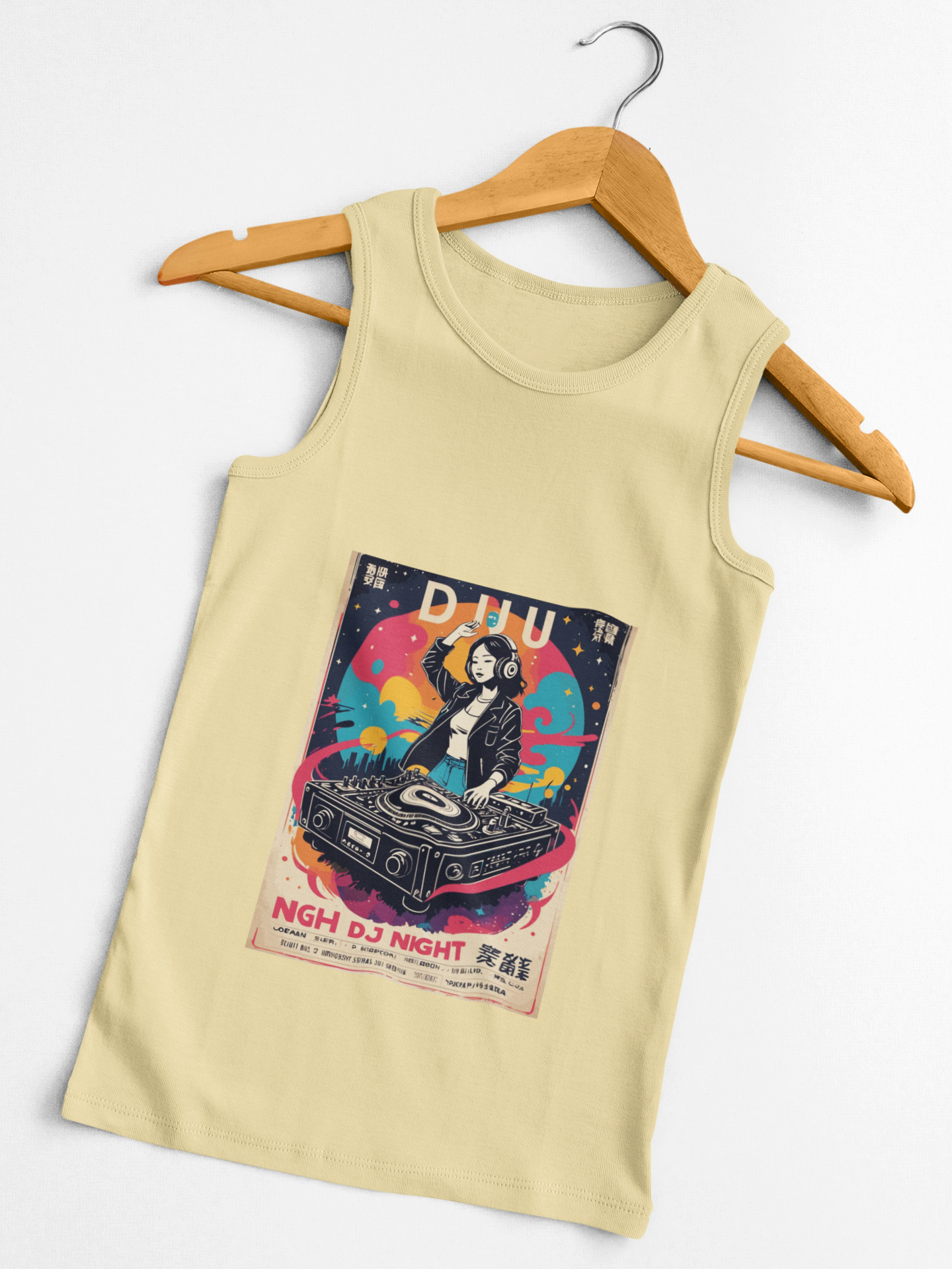🎧 Retro DJ Night Tank Top | Artists’ Armory