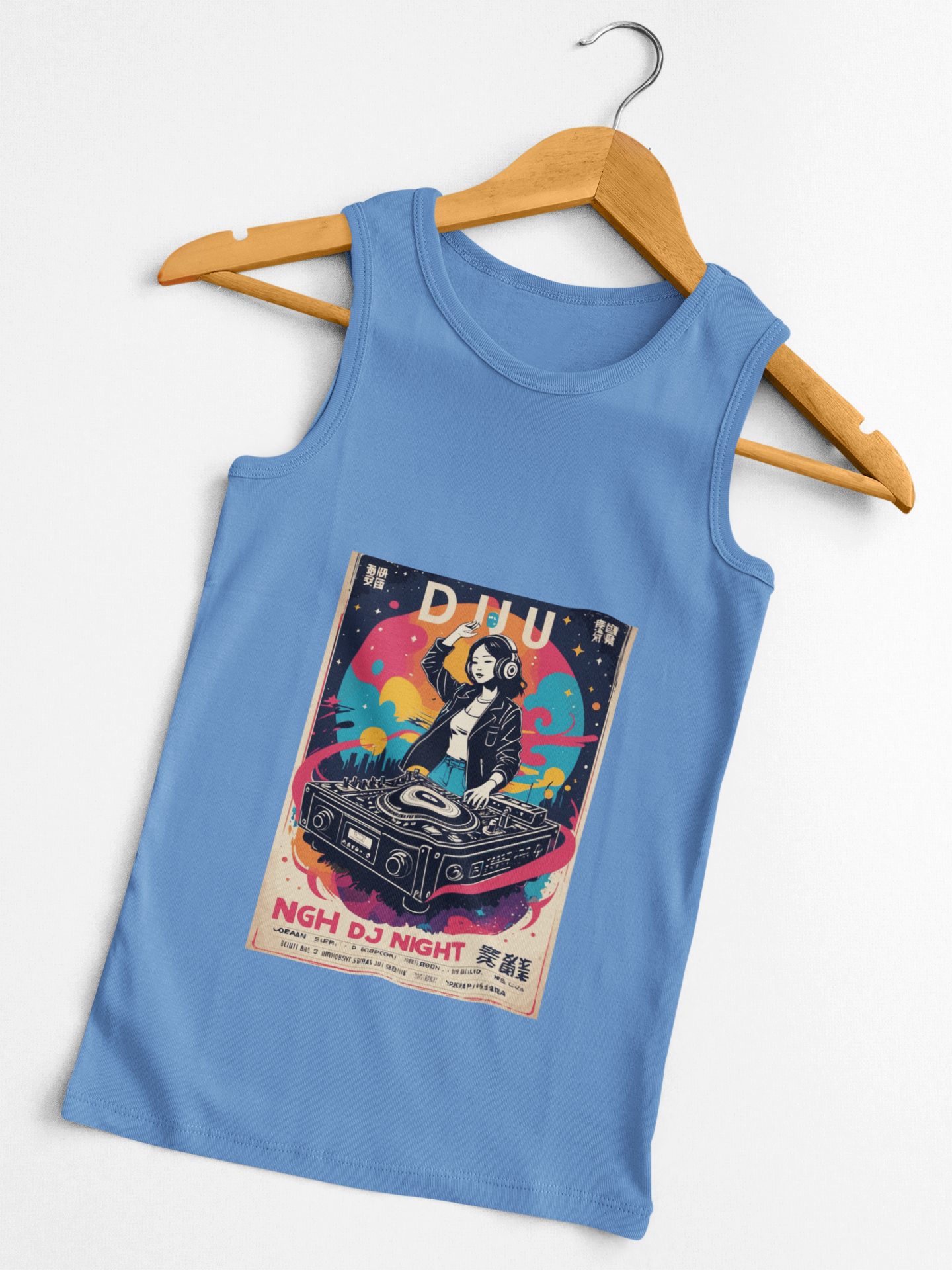 🎧 Retro DJ Night Tank Top | Artists’ Armory