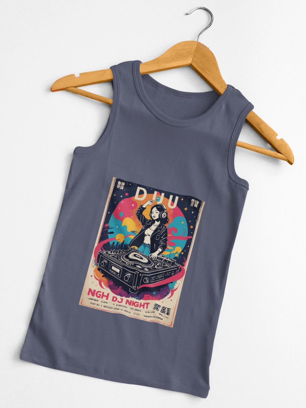 🎧 Retro DJ Night Tank Top | Artists’ Armory