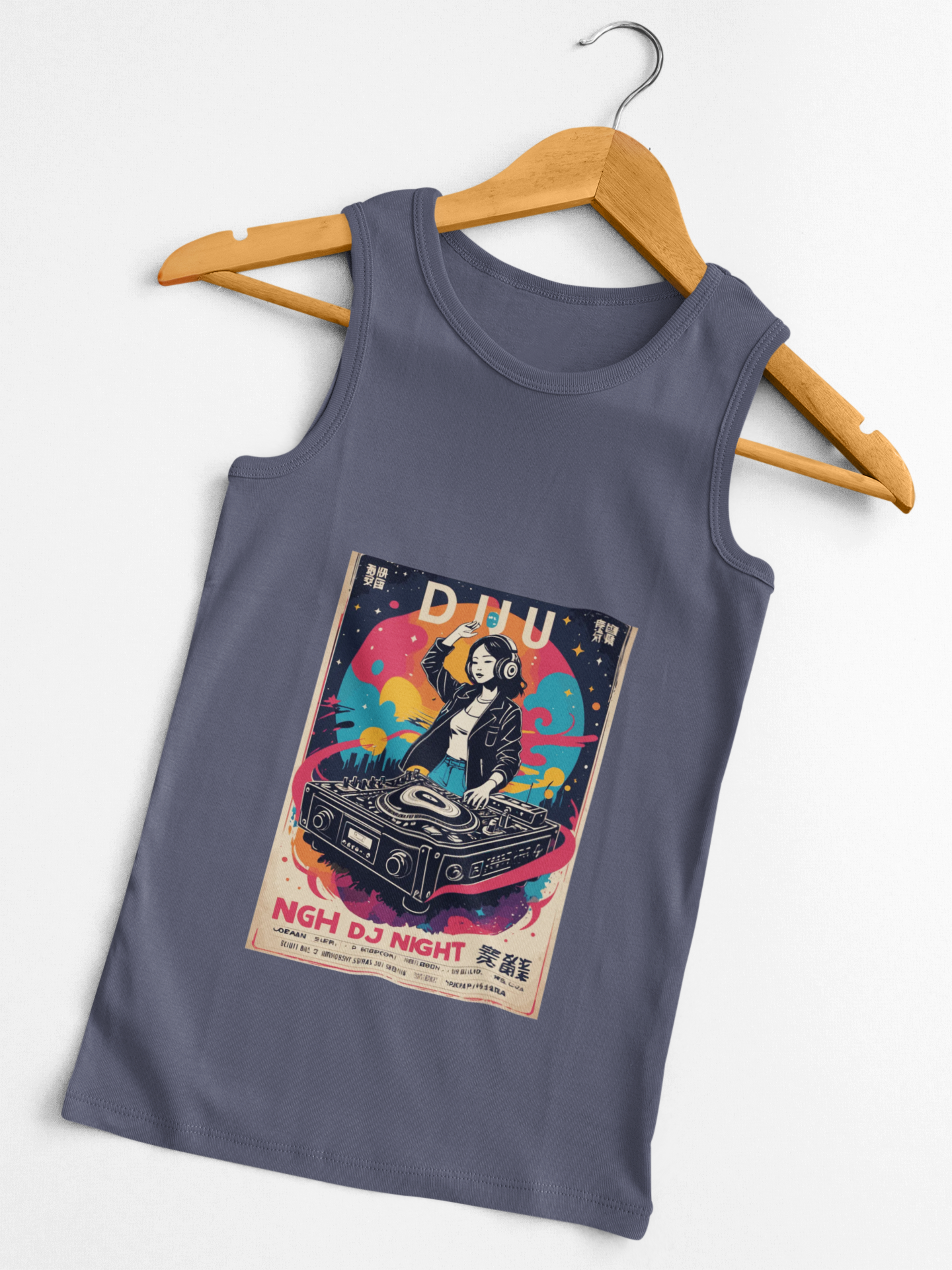 🎧 Retro DJ Night Tank Top | Artists’ Armory