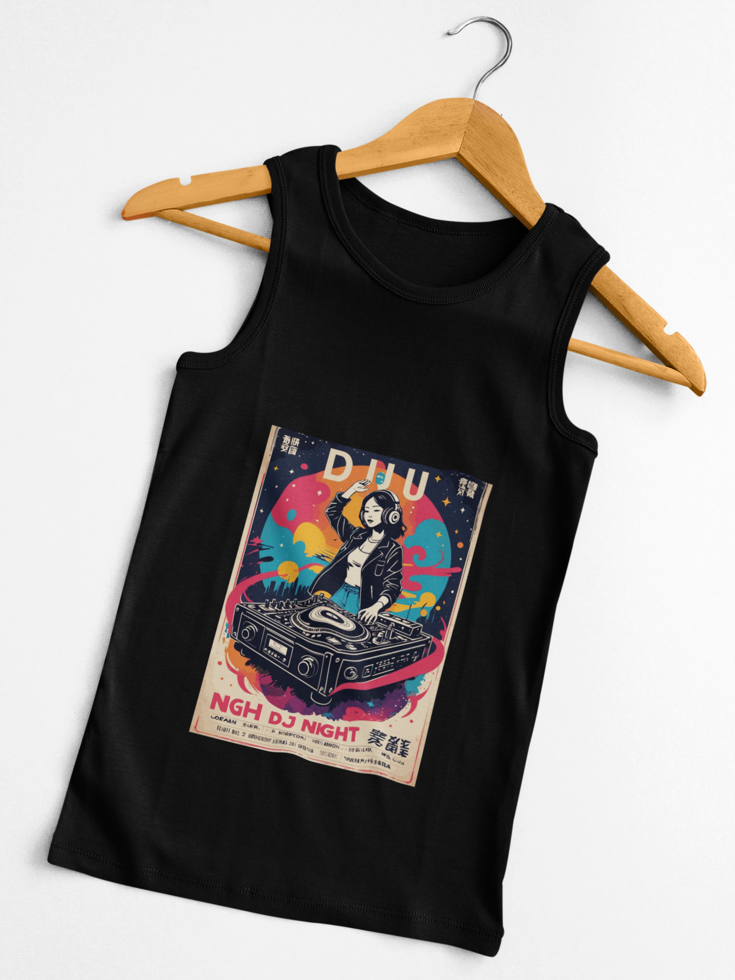 🎧 Retro DJ Night Tank Top | Artists’ Armory
