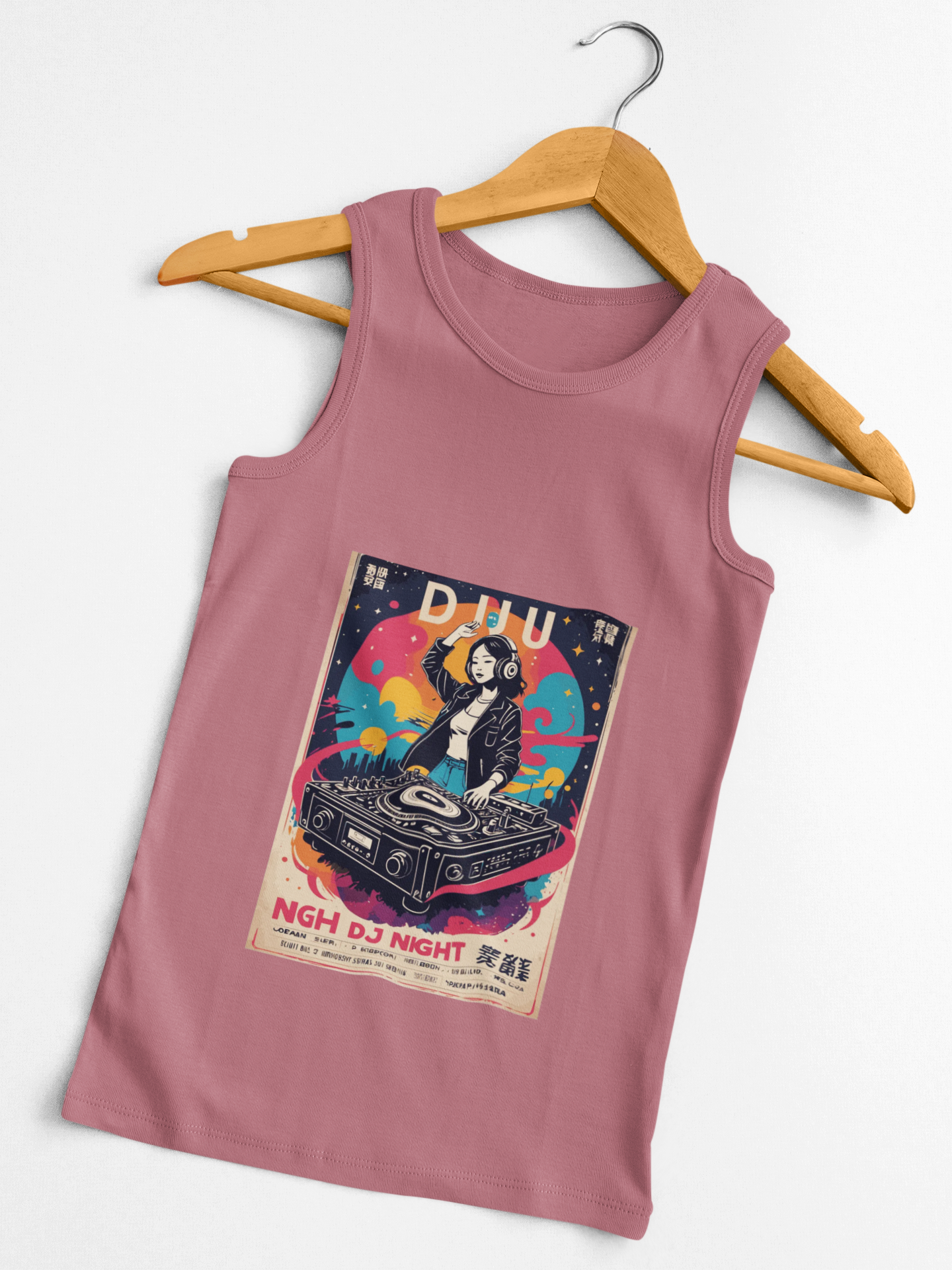 🎧 Retro DJ Night Tank Top | Artists’ Armory