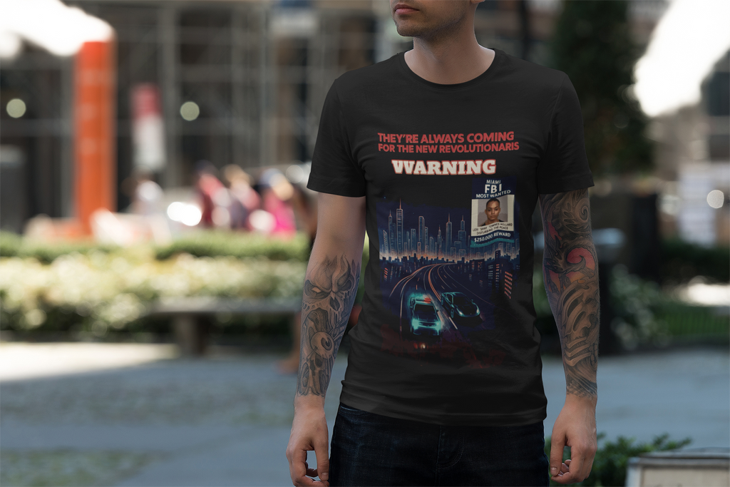 🎯 Revolutionaries Racing Tee – Miami Vice Streetwear | Artists’ Armory
