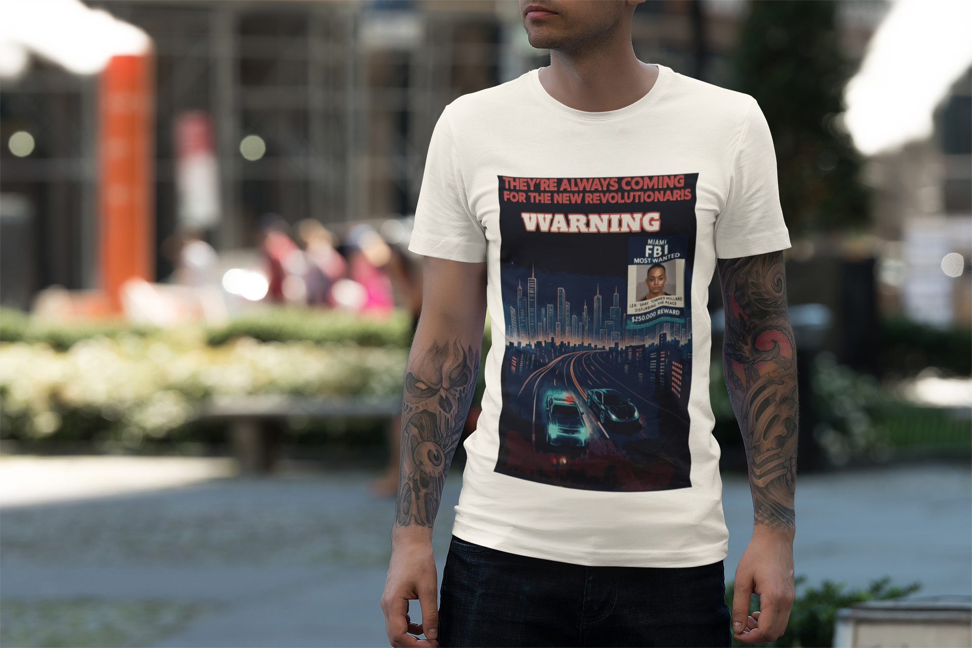 🎯 Revolutionaries Racing Tee – Miami Vice Streetwear | Artists’ Armory