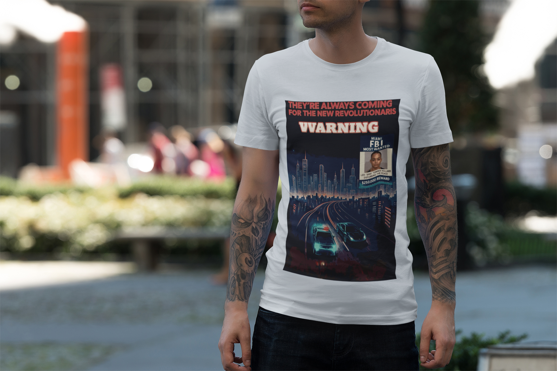 🎯 Revolutionaries Racing Tee – Miami Vice Streetwear | Artists’ Armory