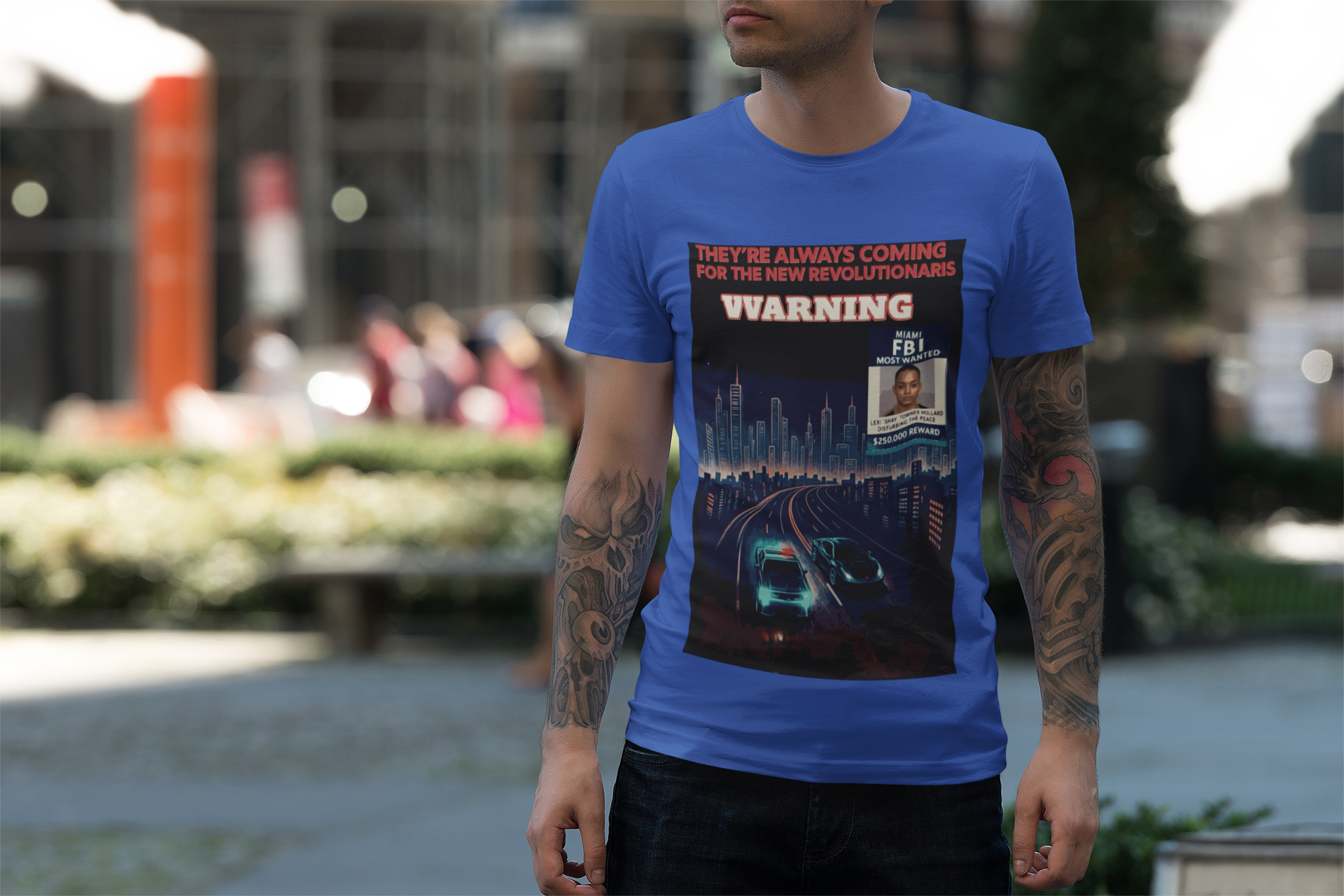 🎯 Revolutionaries Racing Tee – Miami Vice Streetwear | Artists’ Armory