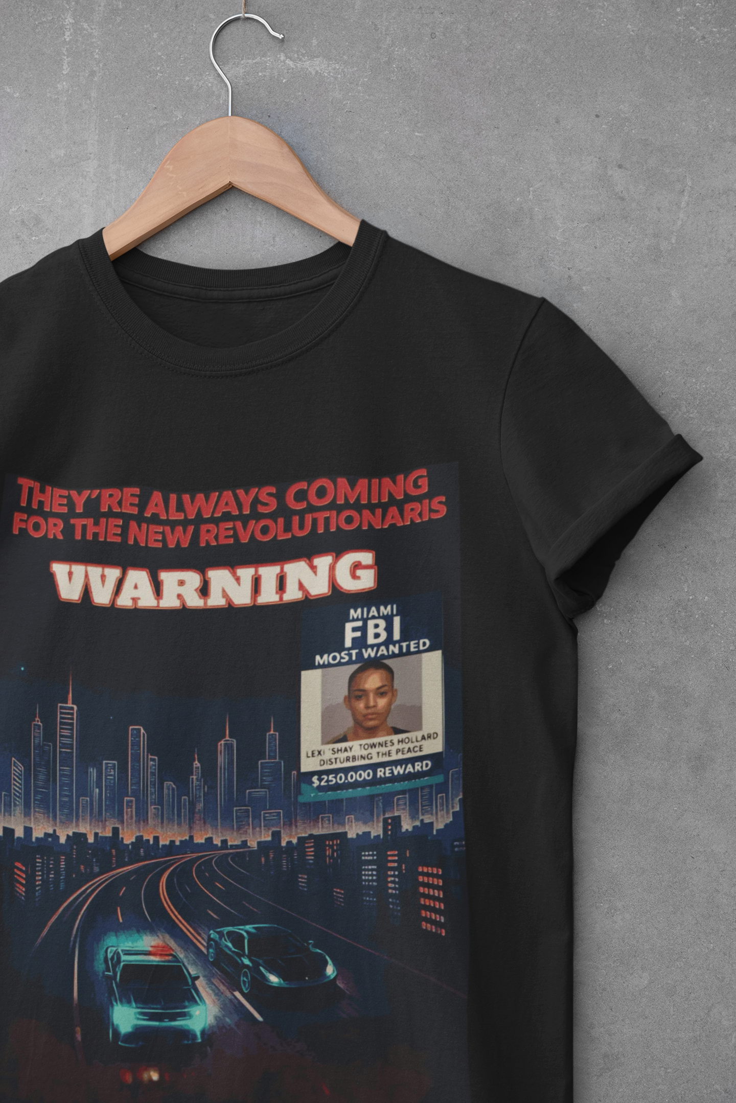 🎯 Revolutionaries Racing Tee – Miami Vice Streetwear | Artists’ Armory