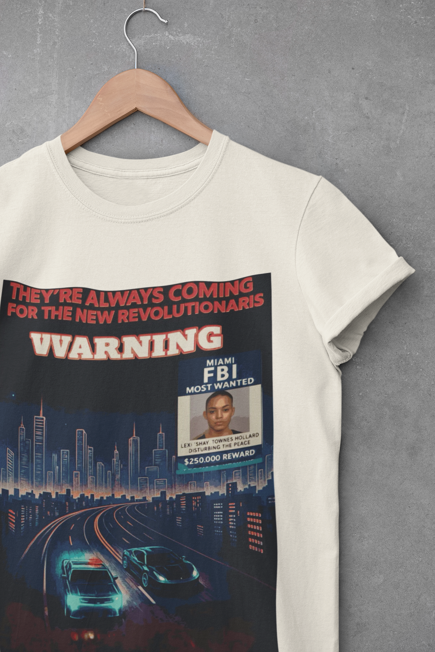 🎯 Revolutionaries Racing Tee – Miami Vice Streetwear | Artists’ Armory