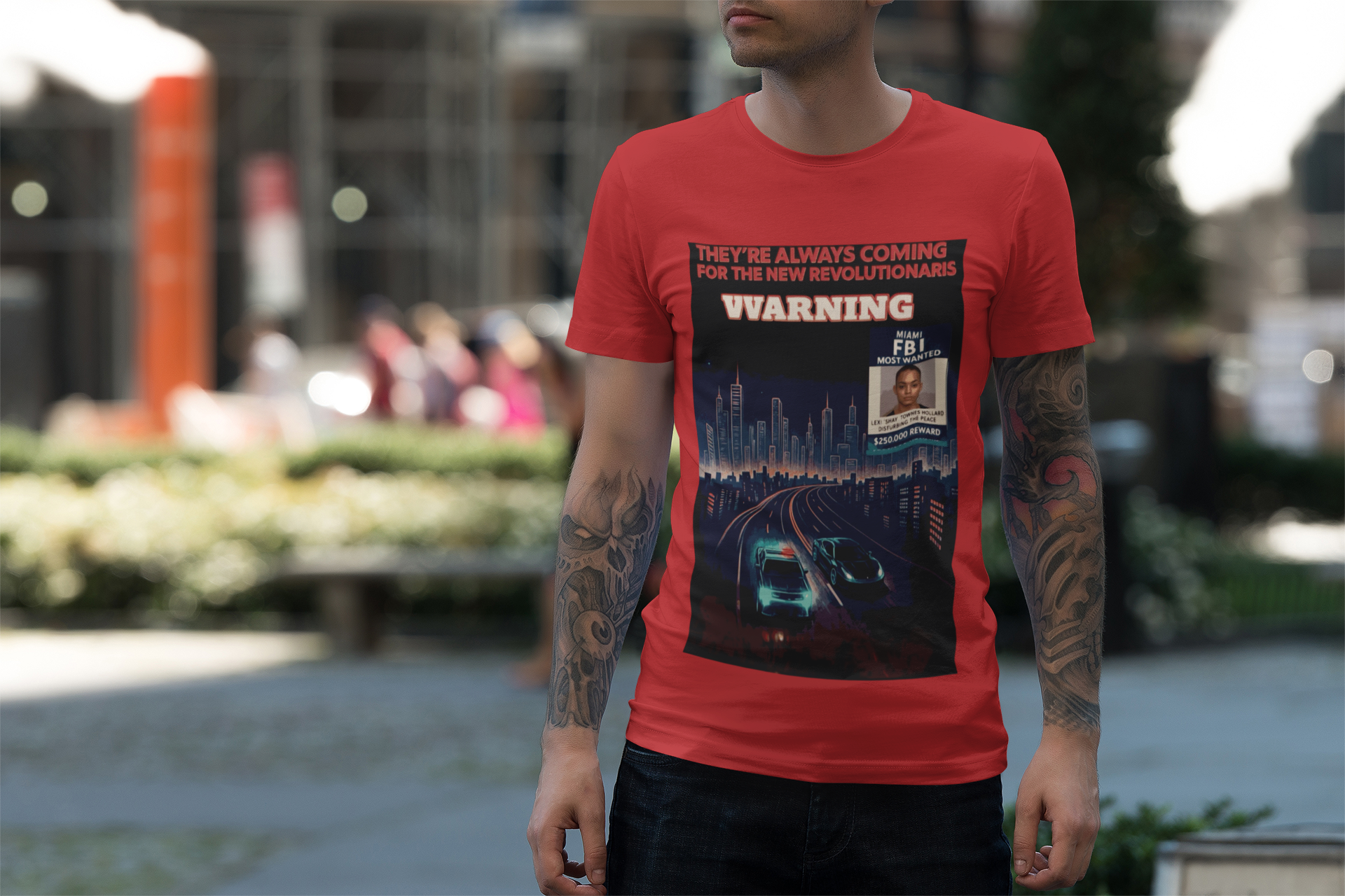 🎯 Revolutionaries Racing Tee – Miami Vice Streetwear | Artists’ Armory