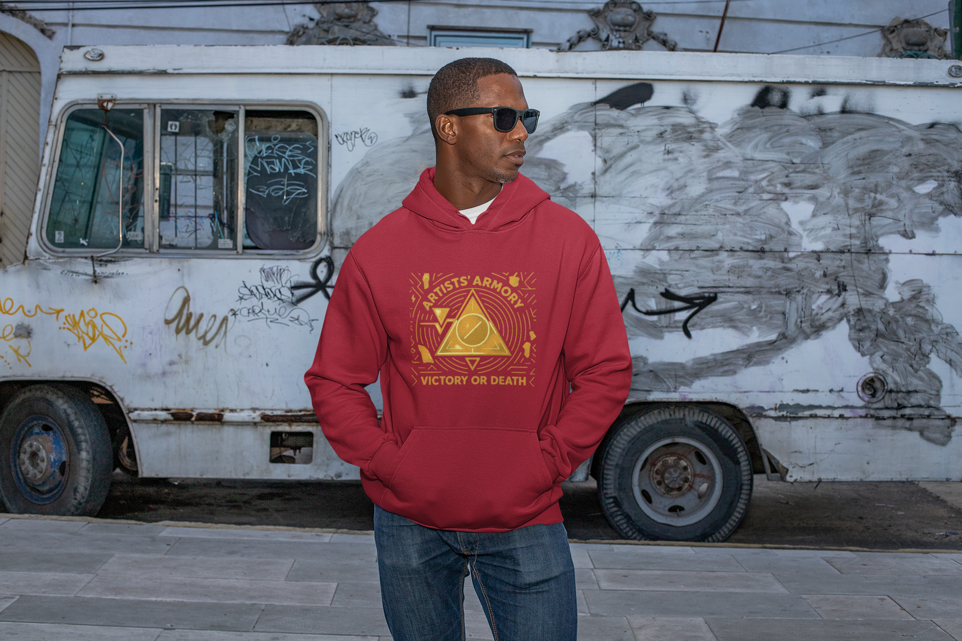Streetwear Pyramid Hoodie | Artists’ Armory