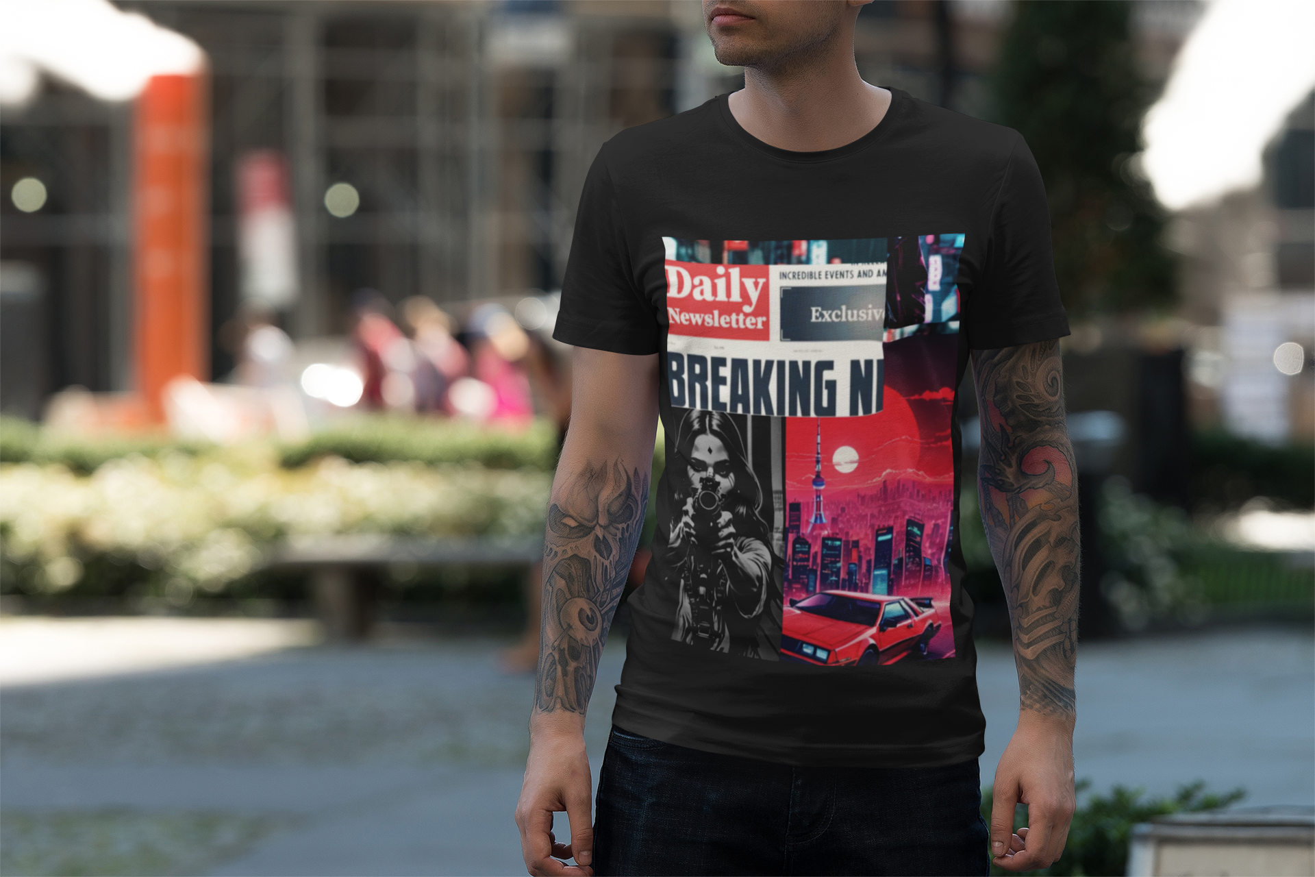 Urban News Gun Speed – Cropped Tokyo Skyline Edition