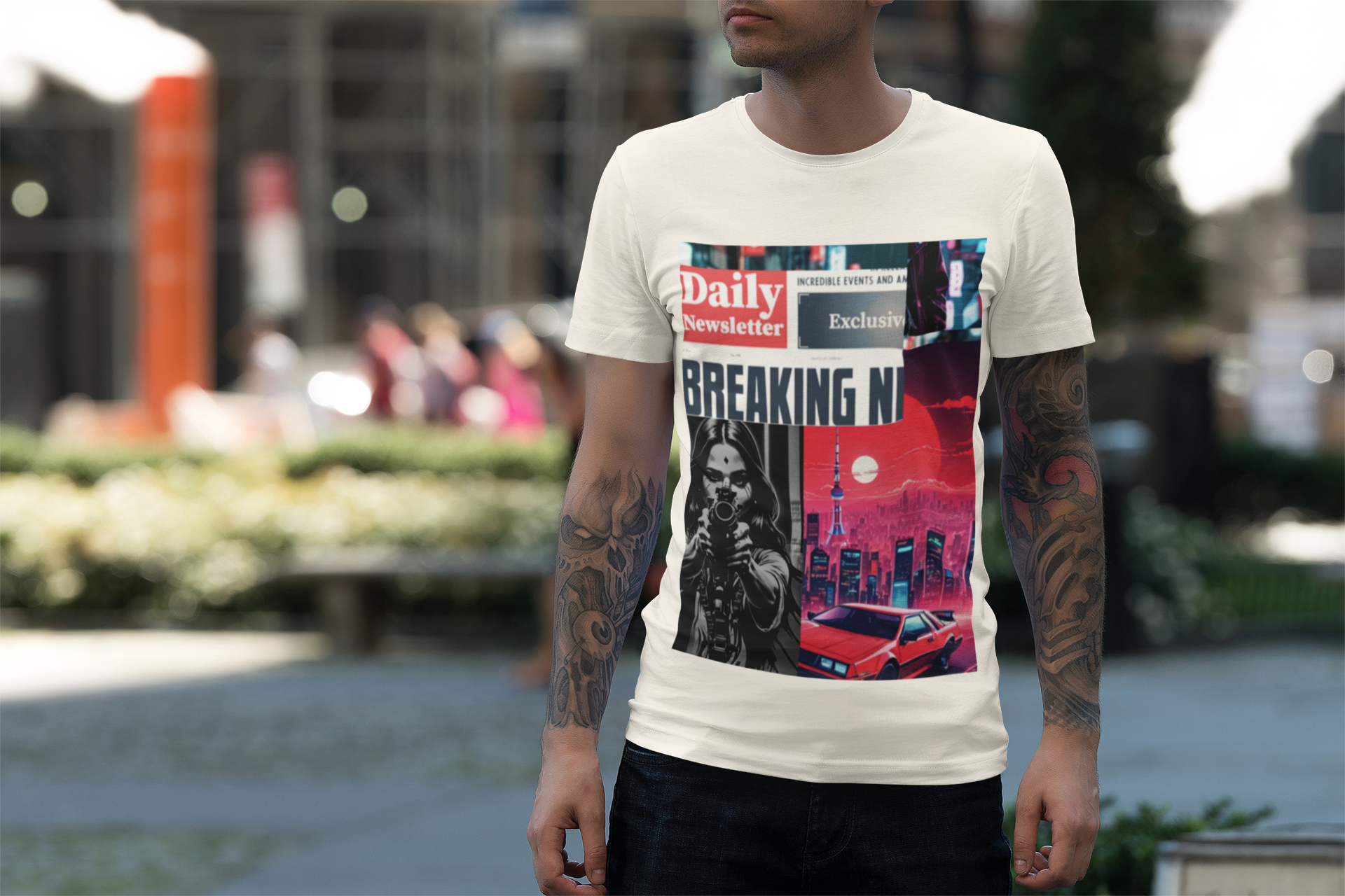 Urban News Gun Speed – Cropped Tokyo Skyline Edition