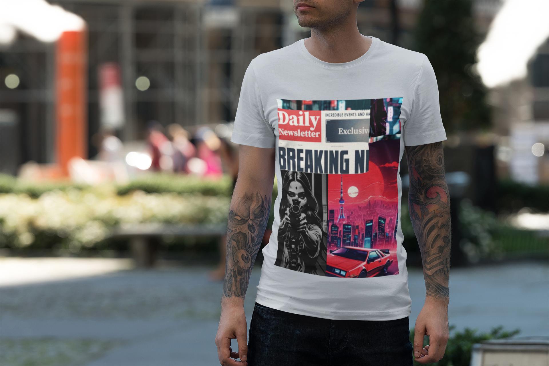 Urban News Gun Speed – Cropped Tokyo Skyline Edition