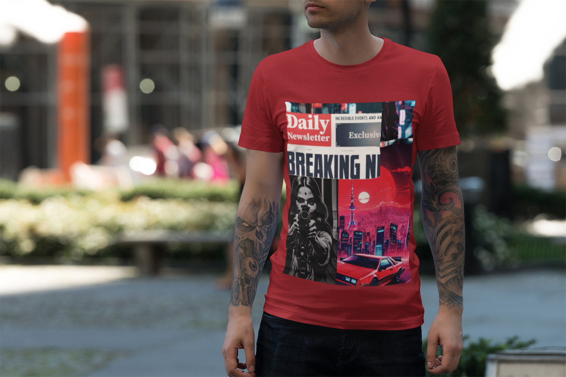 Urban News Gun Speed – Cropped Tokyo Skyline Edition