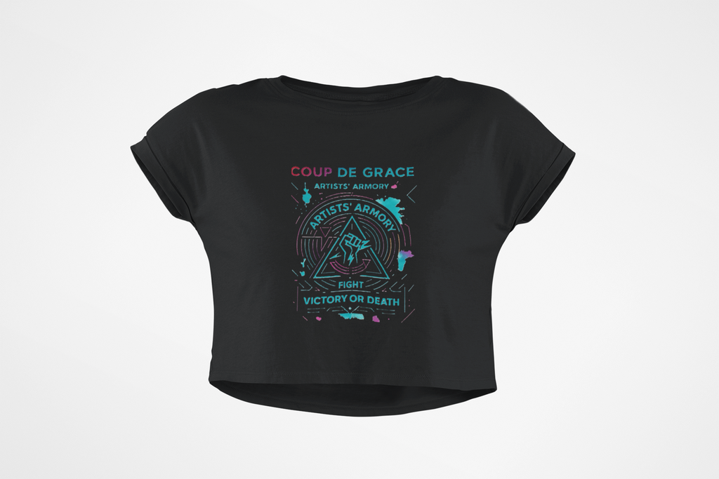 Victory or Death Neon Crop Top | Artists’ Armory