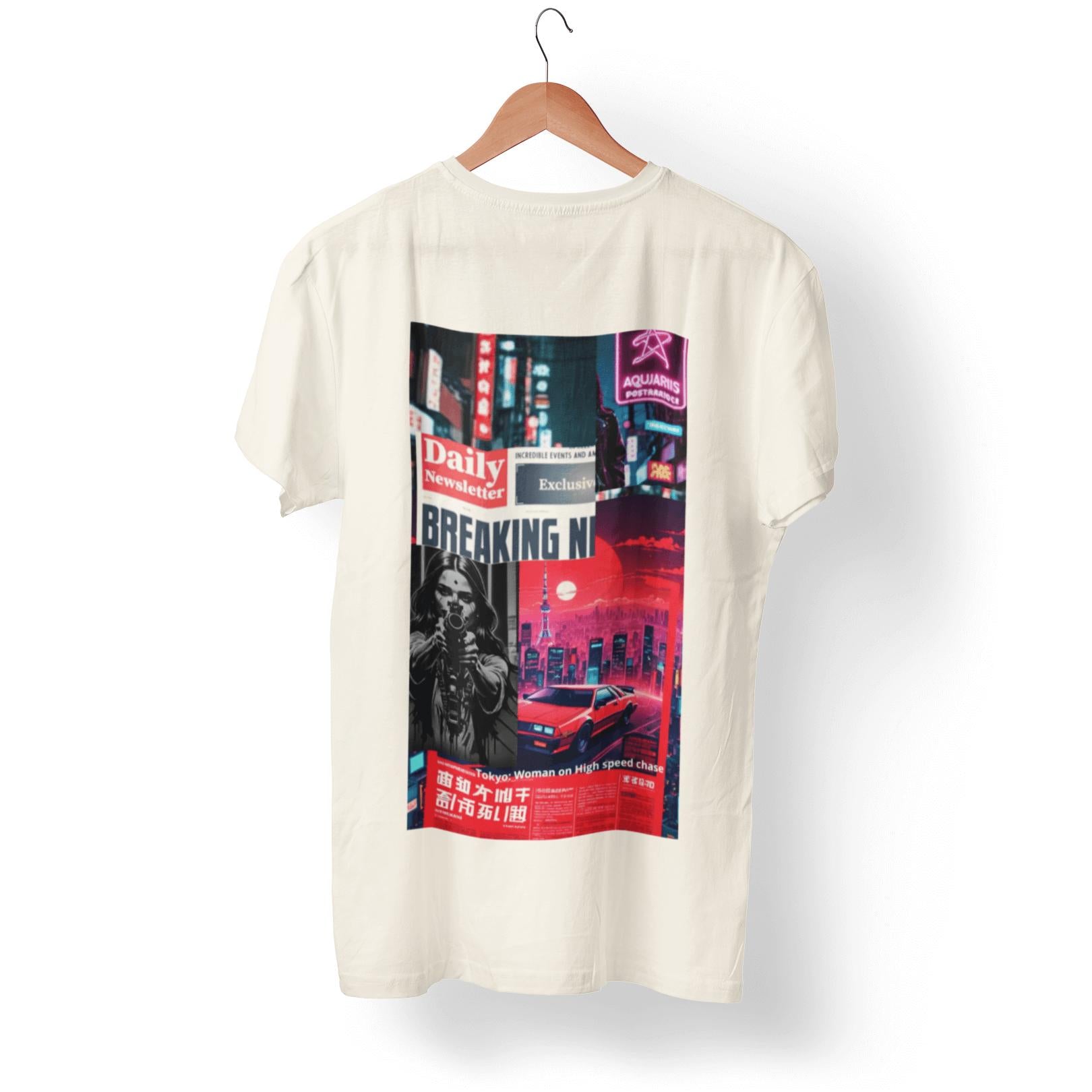 Y2K Tokyo Skyline Graphic T-Shirt | Artists’ Armory