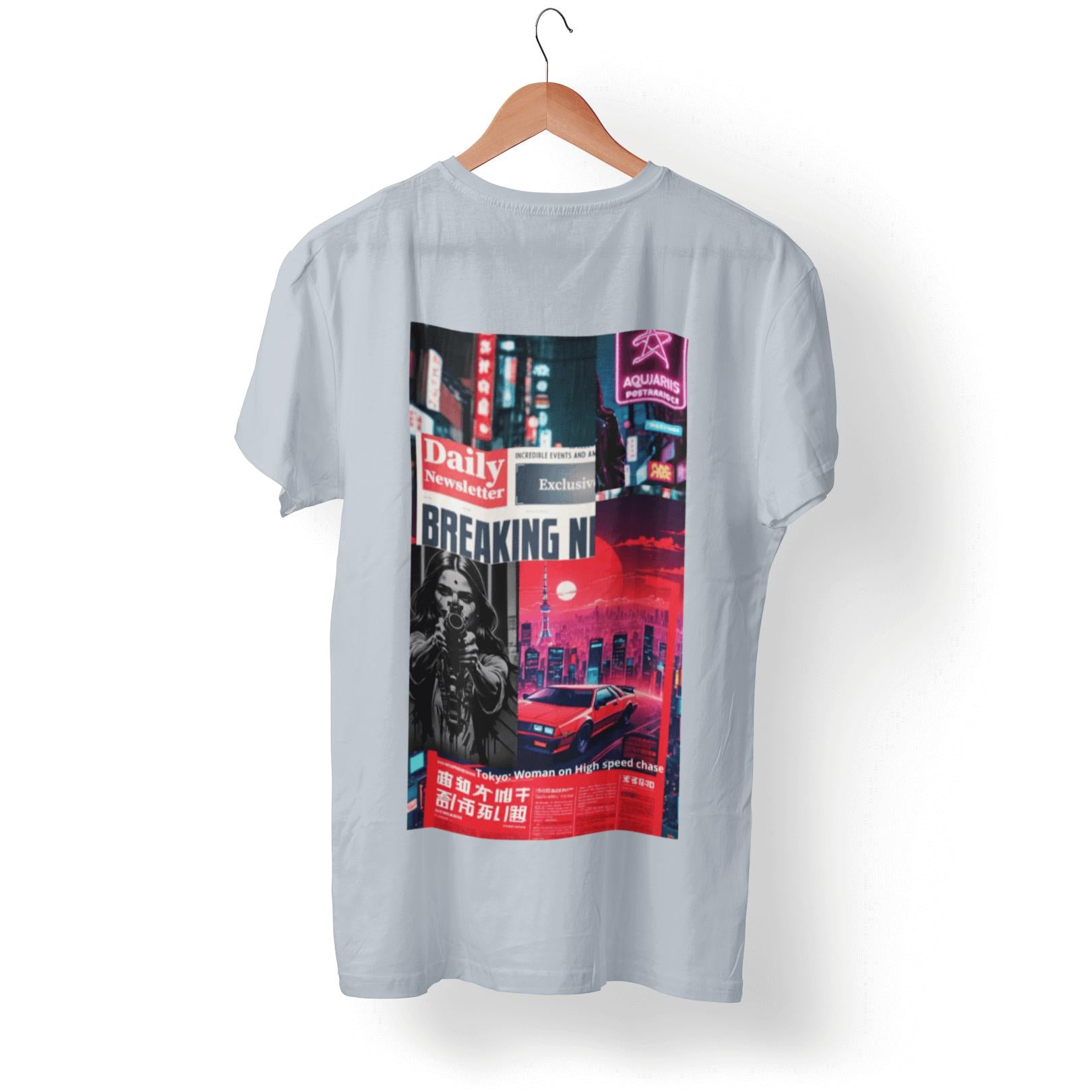 Y2K Tokyo Skyline Graphic T-Shirt | Artists’ Armory