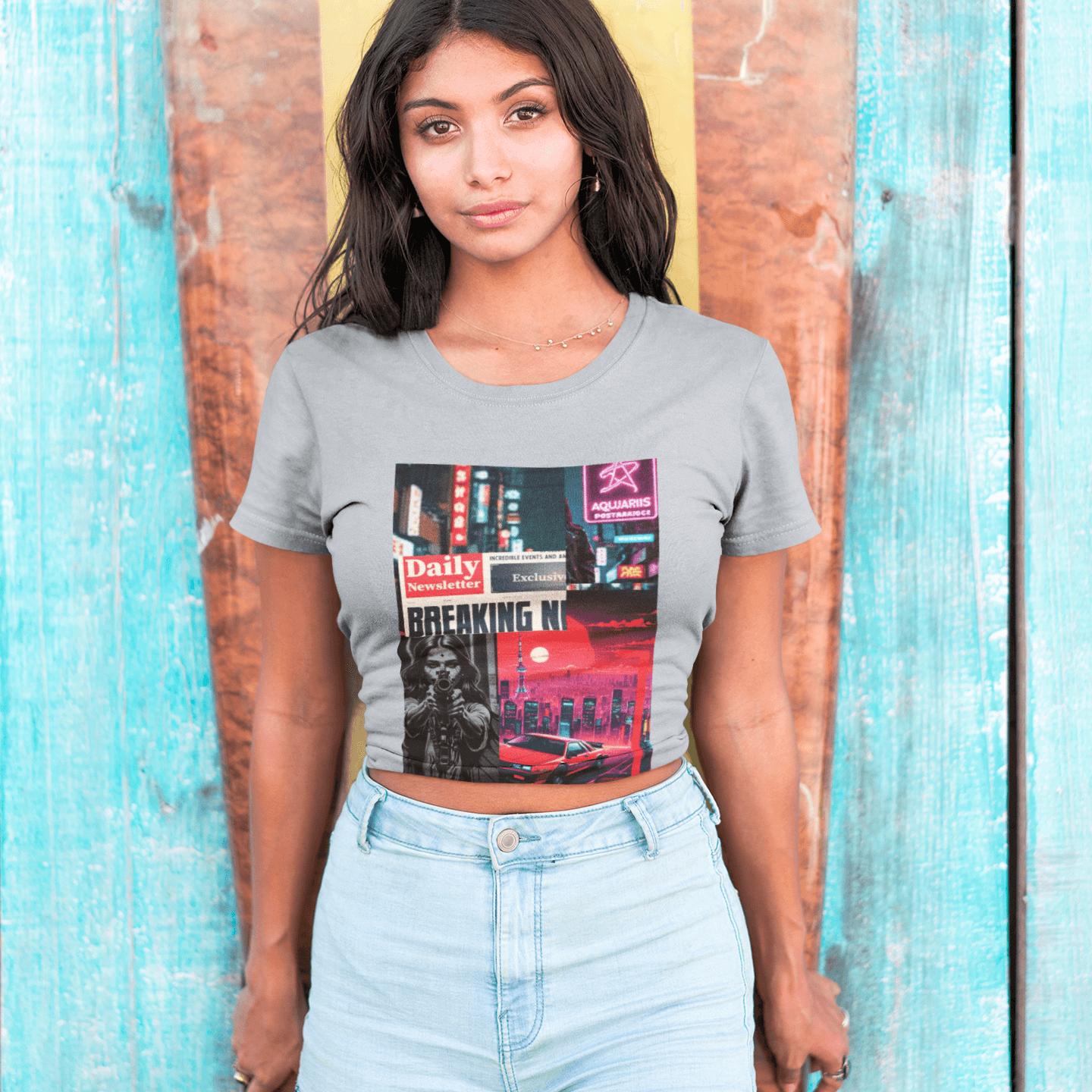 Y2K Tokyo Skyline Graphic T-Shirt | Artists’ Armory