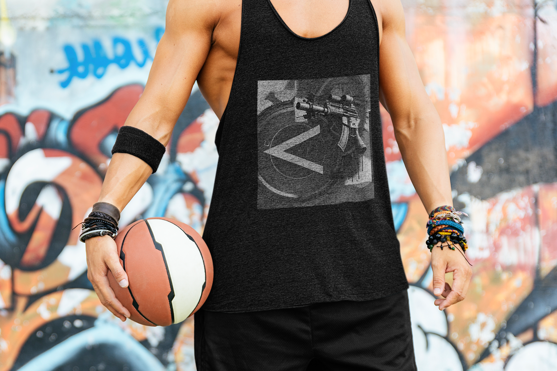 Machine Gun as Art Tank Top | Artists' Armory